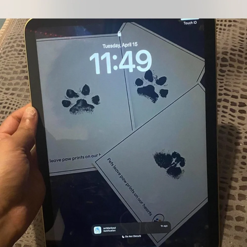 Apple Black and Yellow Tablet Sleek Design